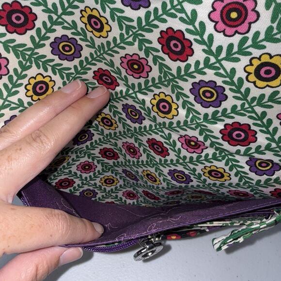 Vera Bradley Women’s Viva La Vera Travel Envelope Wallet Clutch Floral - Picture 4 of 7